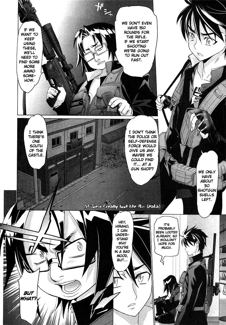 Highschool of the Dead Chapter 22 page 16 - Chapter 22: Dead Rush