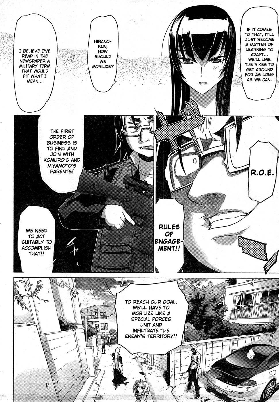 Highschool of the Dead Chapter 23 page 15 - Chapter 23: Dead Lovers