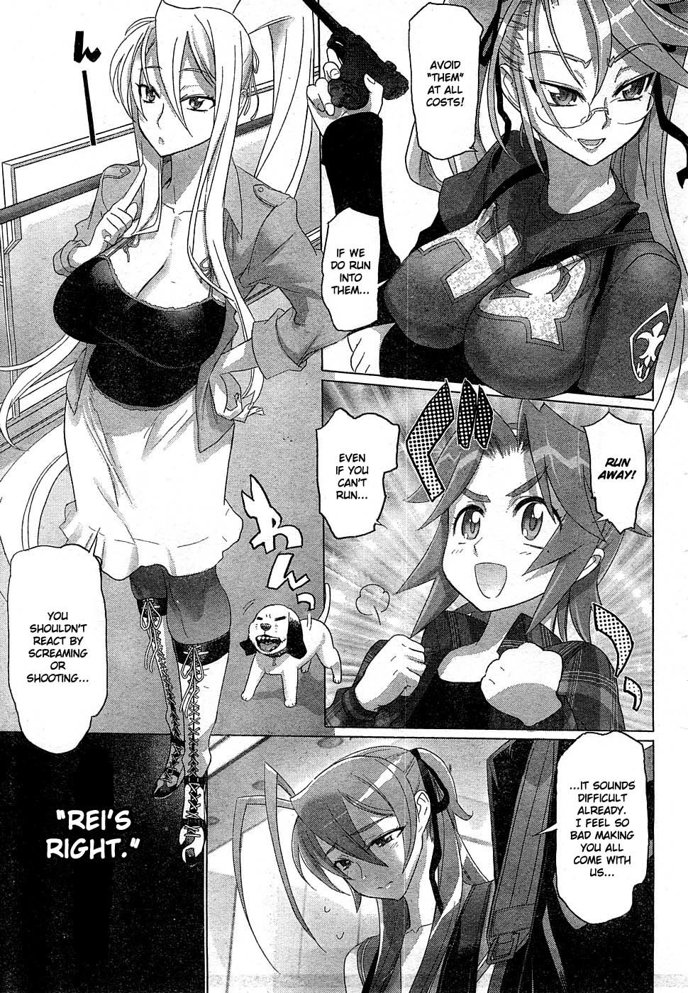 Highschool of the Dead Chapter 23 page 16 - Chapter 23: Dead Lovers