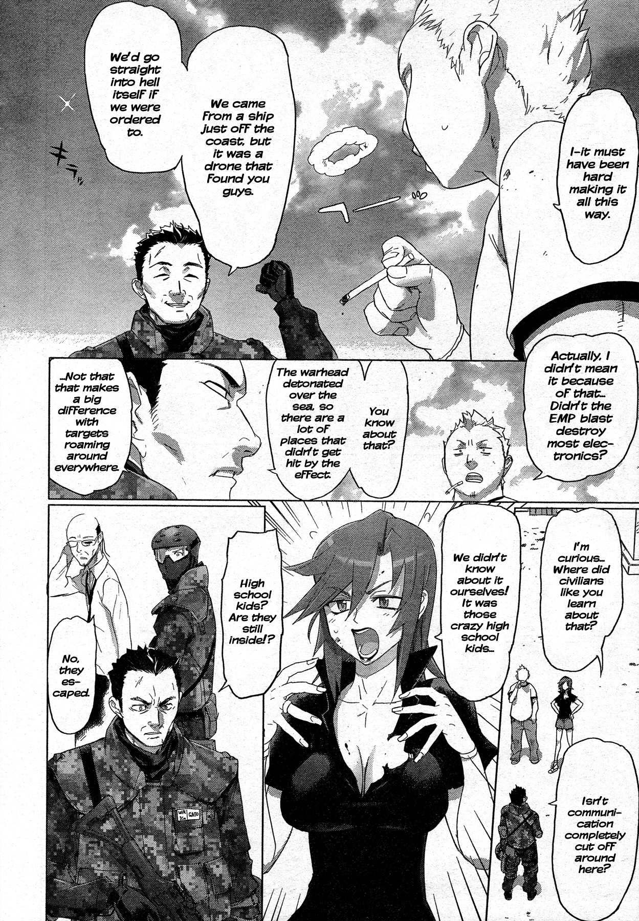 Highschool of the Dead Chapter 24 page 25 - Chapter 24: Dances with the Dead