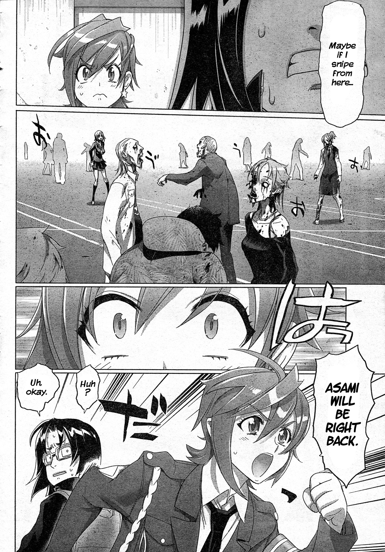 Highschool of the Dead Chapter 25 page 21 - Chapter 25: Duty and Dead