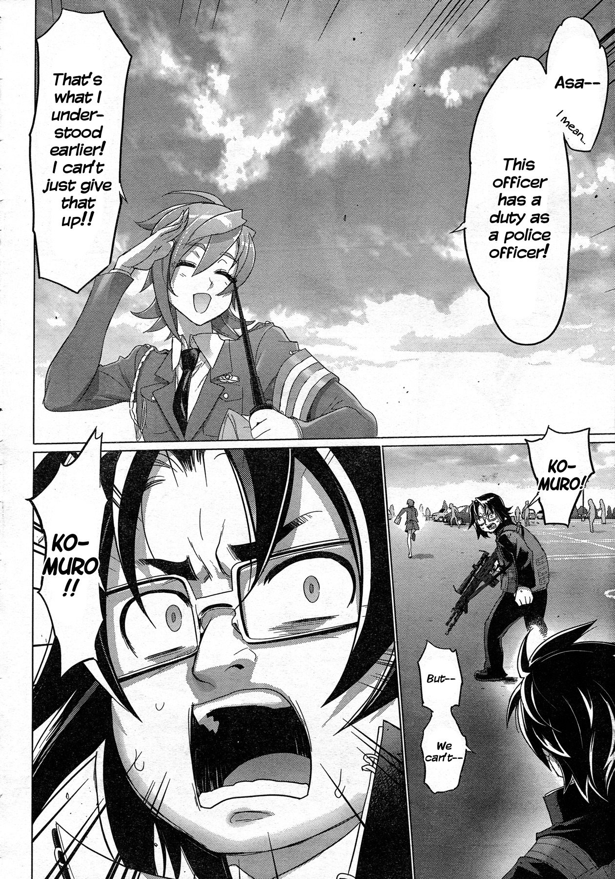 Highschool of the Dead Chapter 25 page 43 - Chapter 25: Duty and Dead