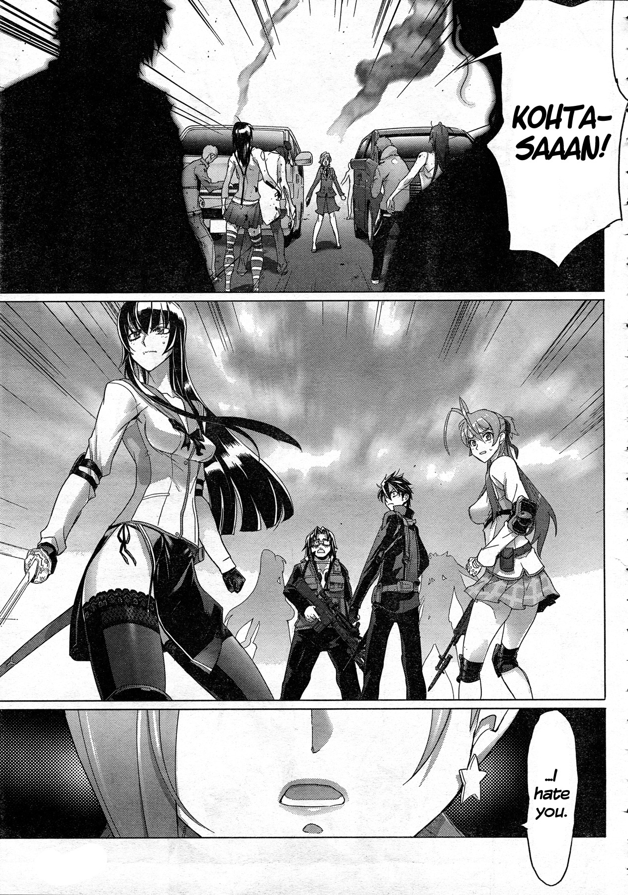 Highschool of the Dead Chapter 25 page 52 - Chapter 25: Duty and Dead