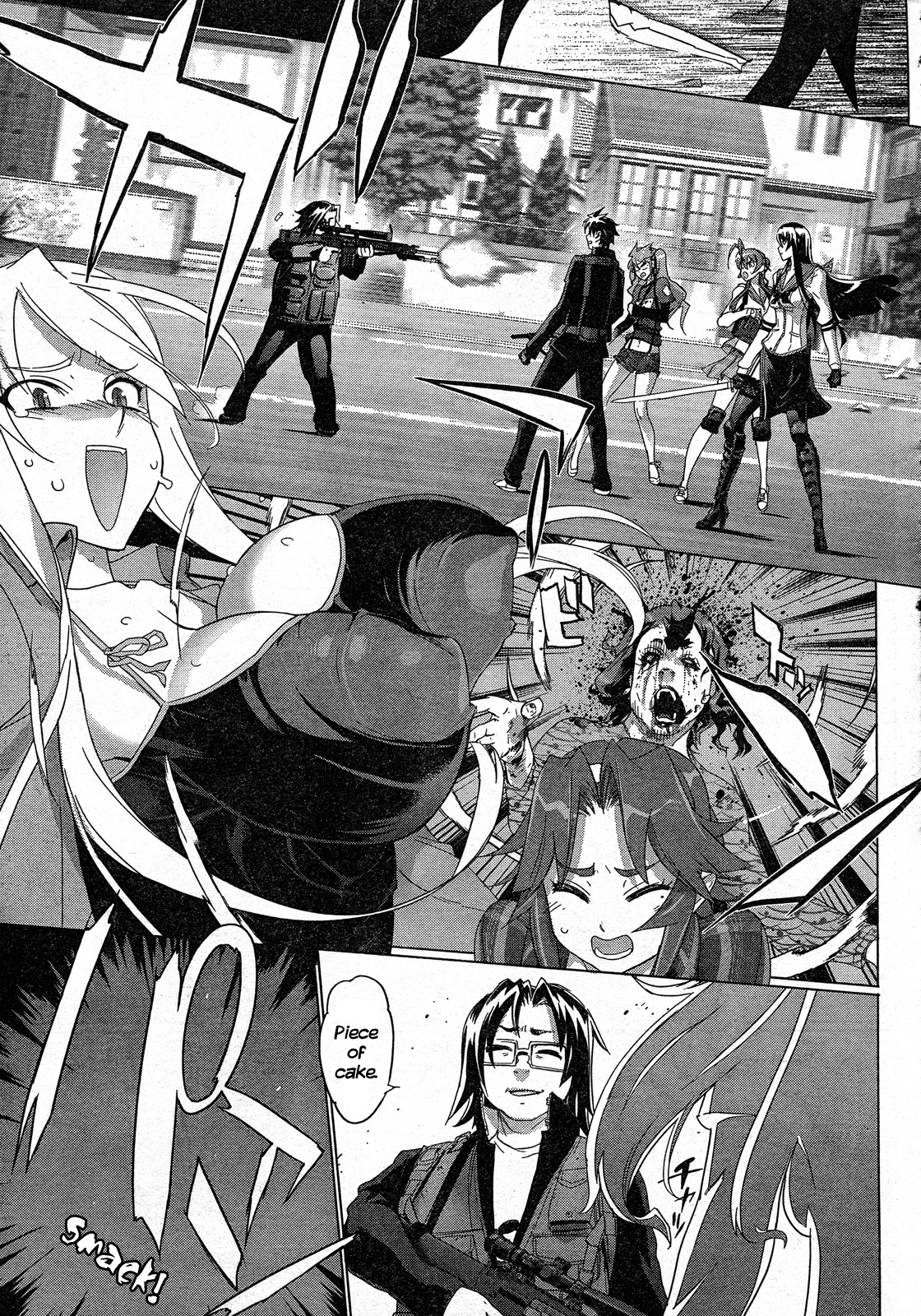 Highschool of the Dead Chapter 26 page 19 - Chapter 26: The Dead Badge of Coward