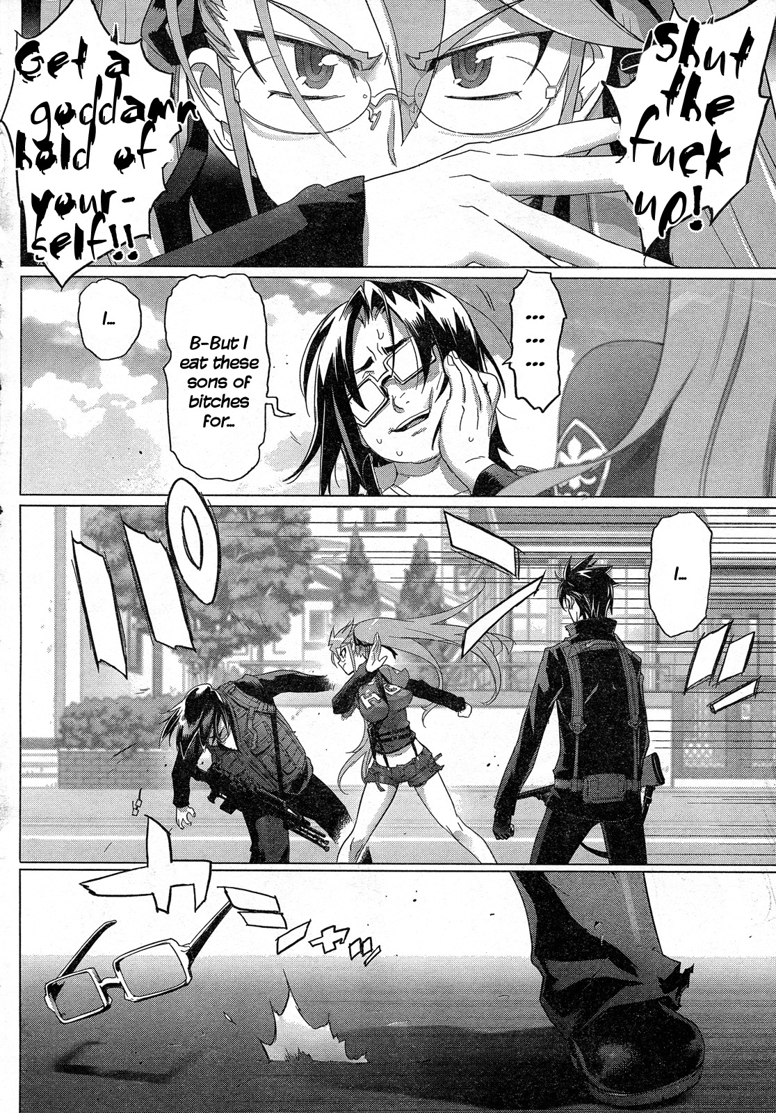 Highschool of the Dead Chapter 26 page 20 - Chapter 26: The Dead Badge of Coward