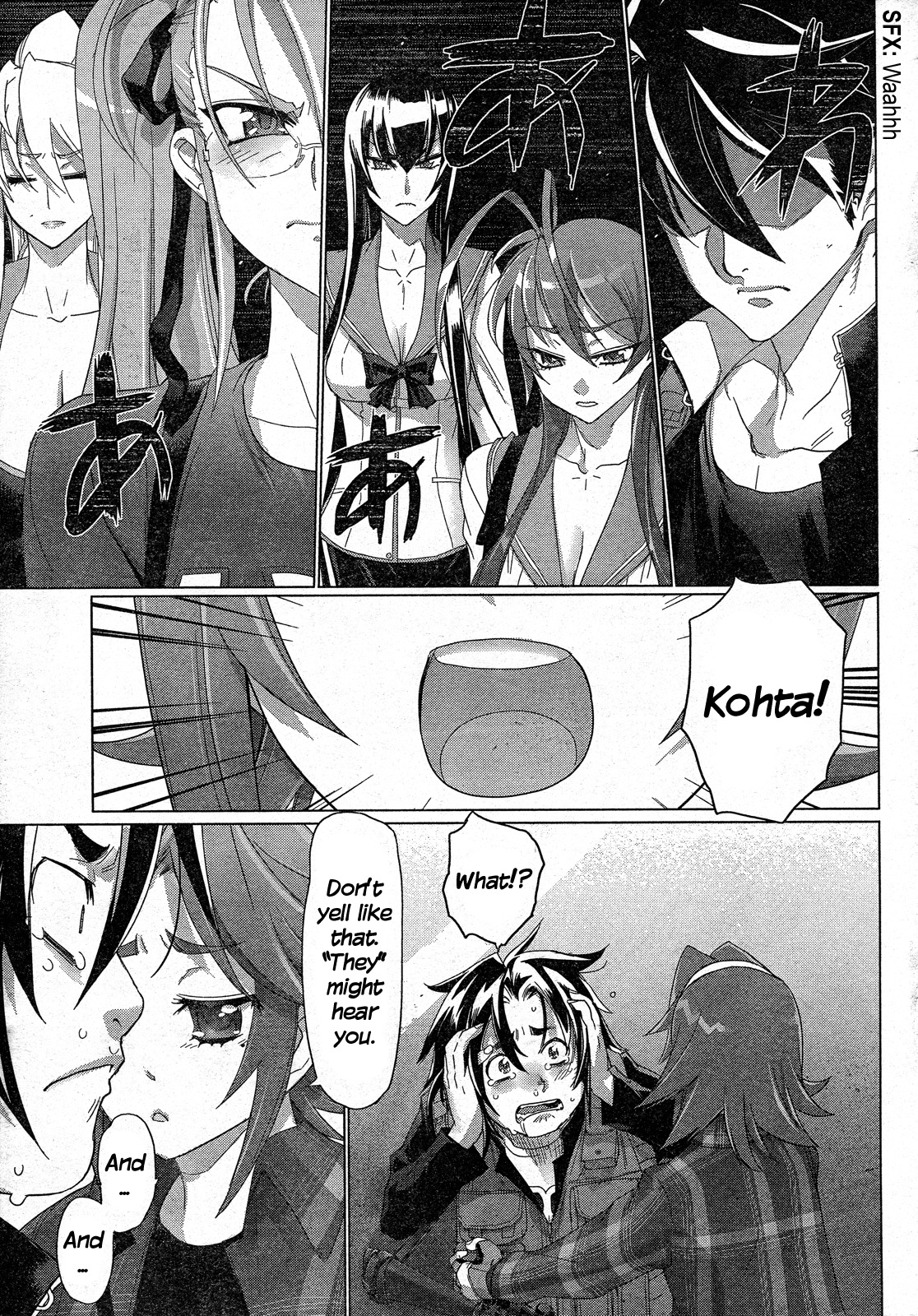 Highschool of the Dead Chapter 26 page 23 - Chapter 26: The Dead Badge of Coward