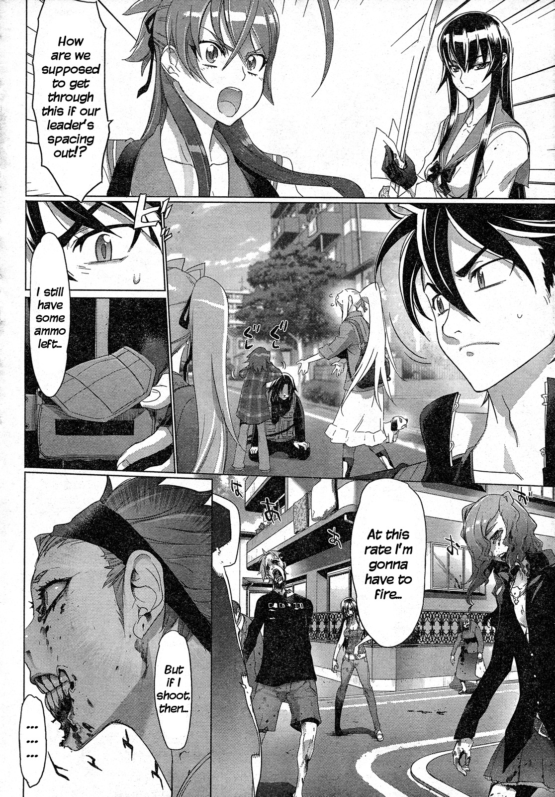 Highschool of the Dead Chapter 26 page 26 - Chapter 26: The Dead Badge of Coward