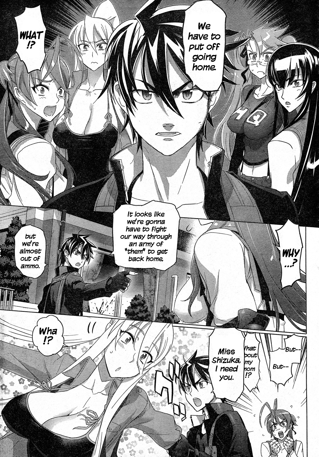 Highschool of the Dead Chapter 26 page 27 - Chapter 26: The Dead Badge of Coward