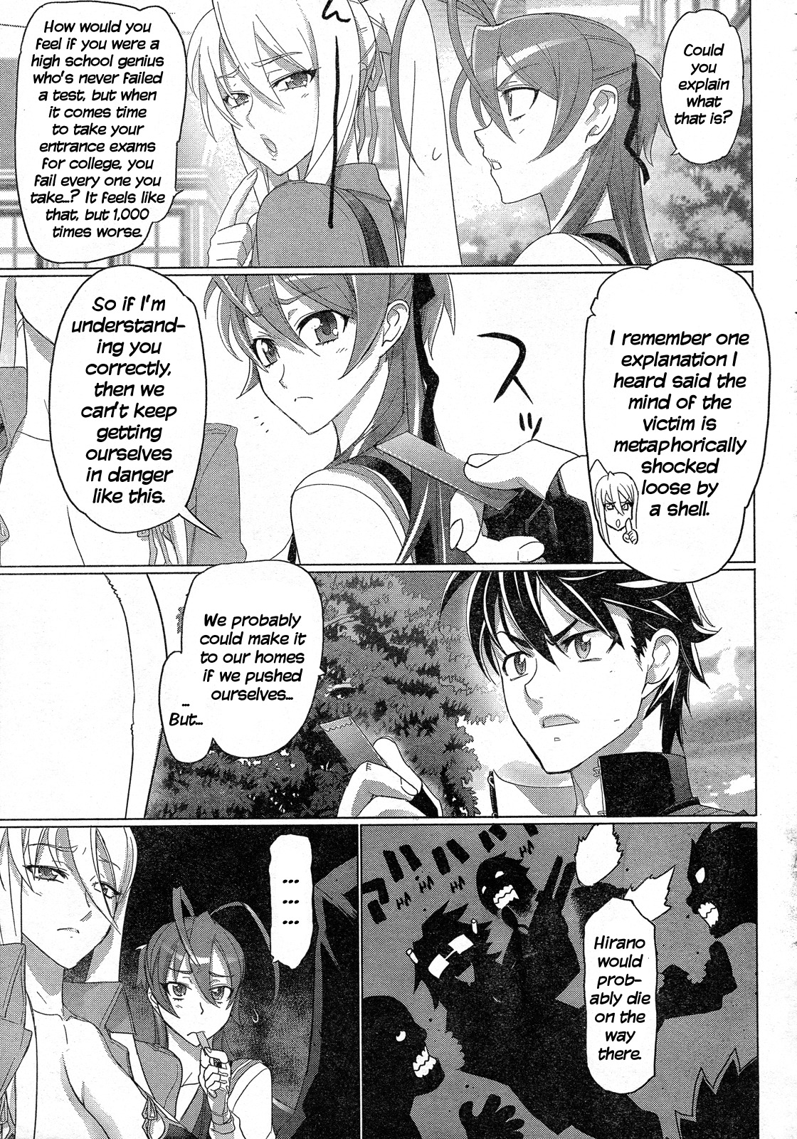 Highschool of the Dead Chapter 26 page 29 - Chapter 26: The Dead Badge of Coward