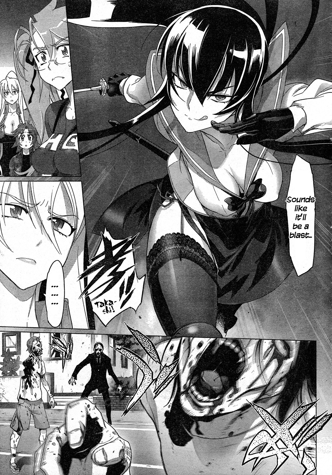 Highschool of the Dead Chapter 26 page 34 - Chapter 26: The Dead Badge of Coward