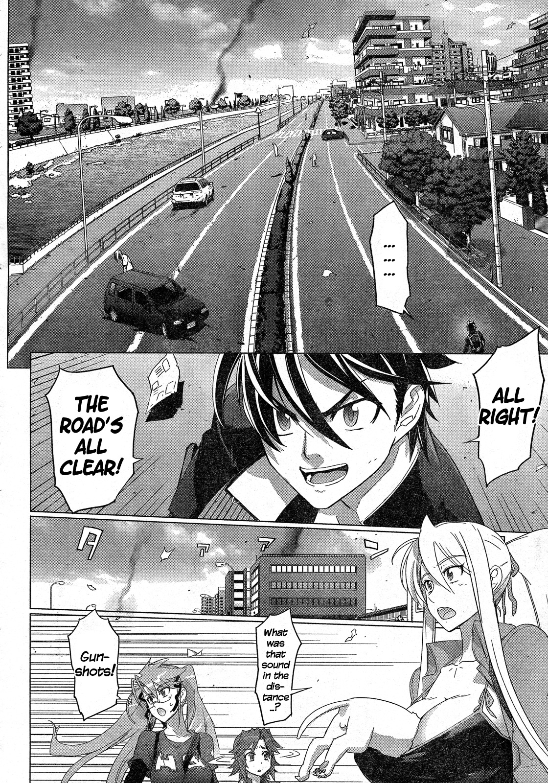 Highschool of the Dead Chapter 26 page 37 - Chapter 26: The Dead Badge of Coward