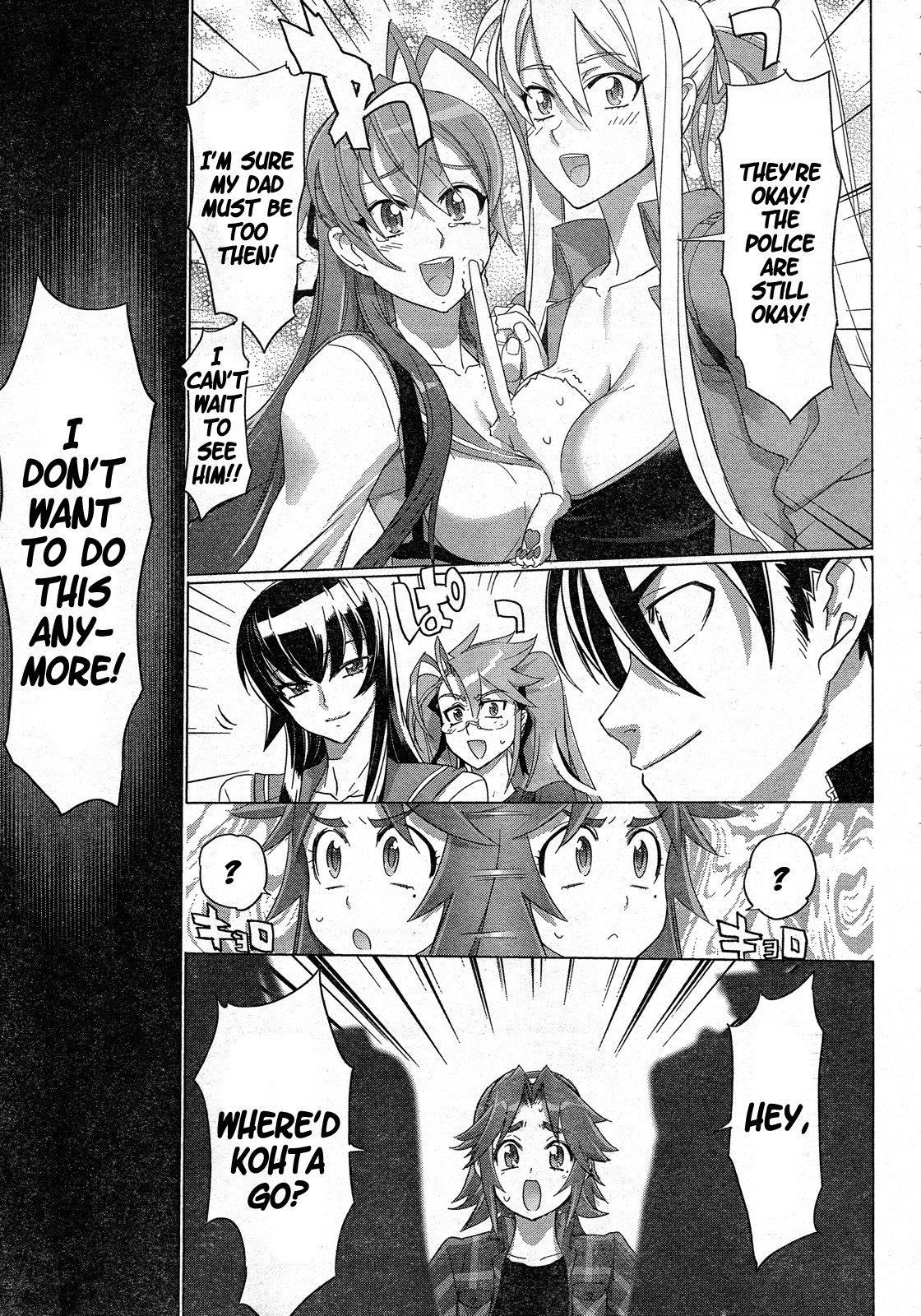 Highschool of the Dead Chapter 26 page 38 - Chapter 26: The Dead Badge of Coward