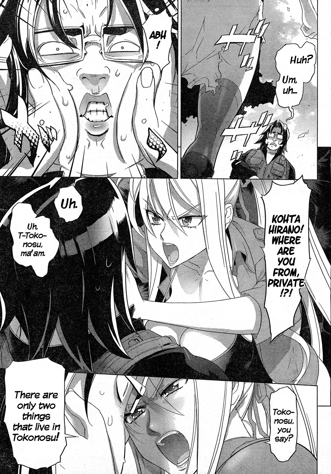 Highschool of the Dead Chapter 26 page 42 - Chapter 26: The Dead Badge of Coward