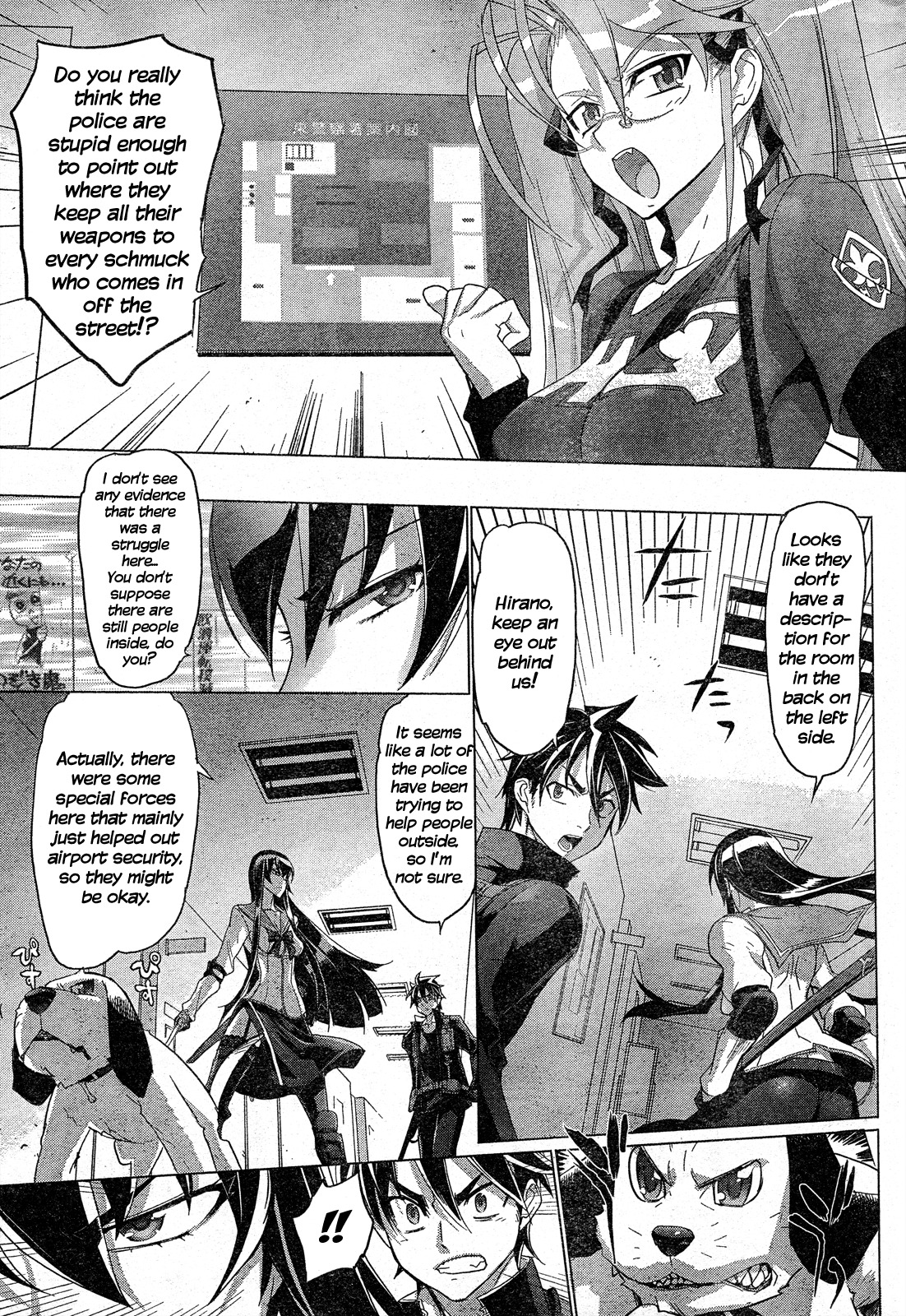 Highschool of the Dead Chapter 27 page 10 - Chapter 27: Assault on Dead Precinct
