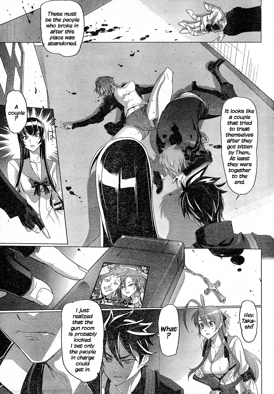 Highschool of the Dead Chapter 27 page 12 - Chapter 27: Assault on Dead Precinct