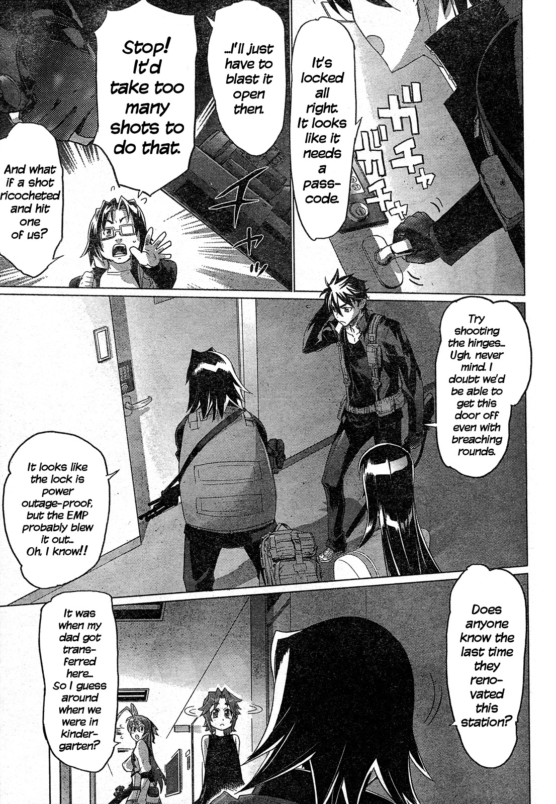 Highschool of the Dead Chapter 27 page 14 - Chapter 27: Assault on Dead Precinct