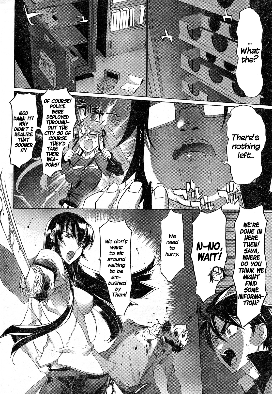 Highschool of the Dead Chapter 27 page 19 - Chapter 27: Assault on Dead Precinct