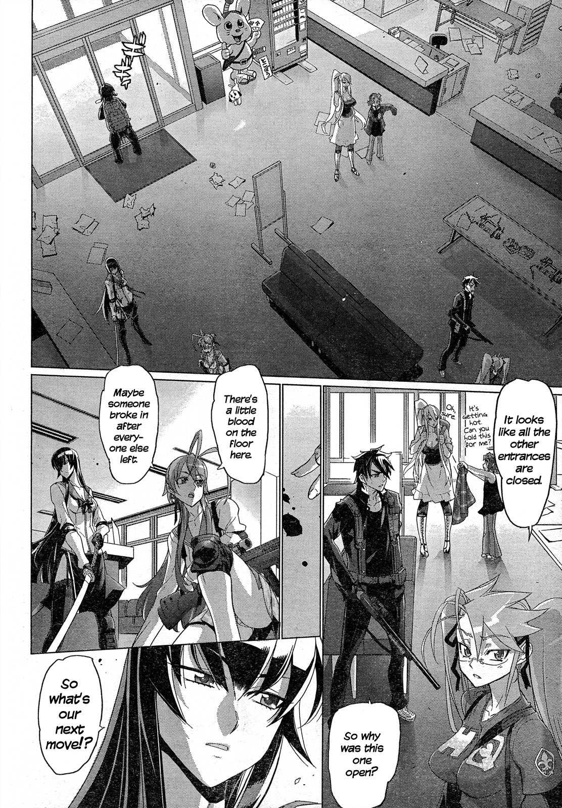 Highschool of the Dead Chapter 27 page 7 - Chapter 27: Assault on Dead Precinct