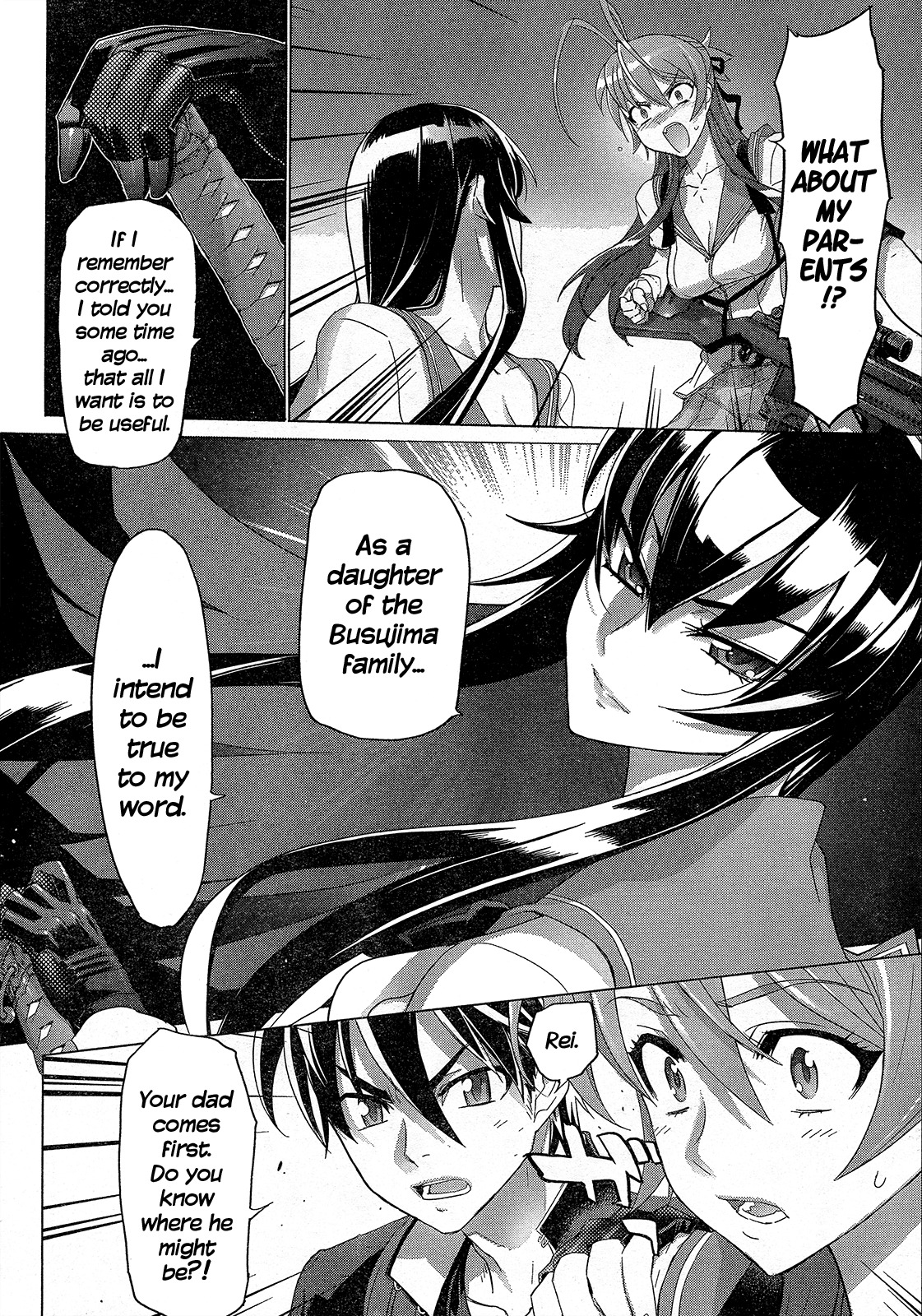 Highschool of the Dead Chapter 28 page 11 - Chapter 28: Deadlock