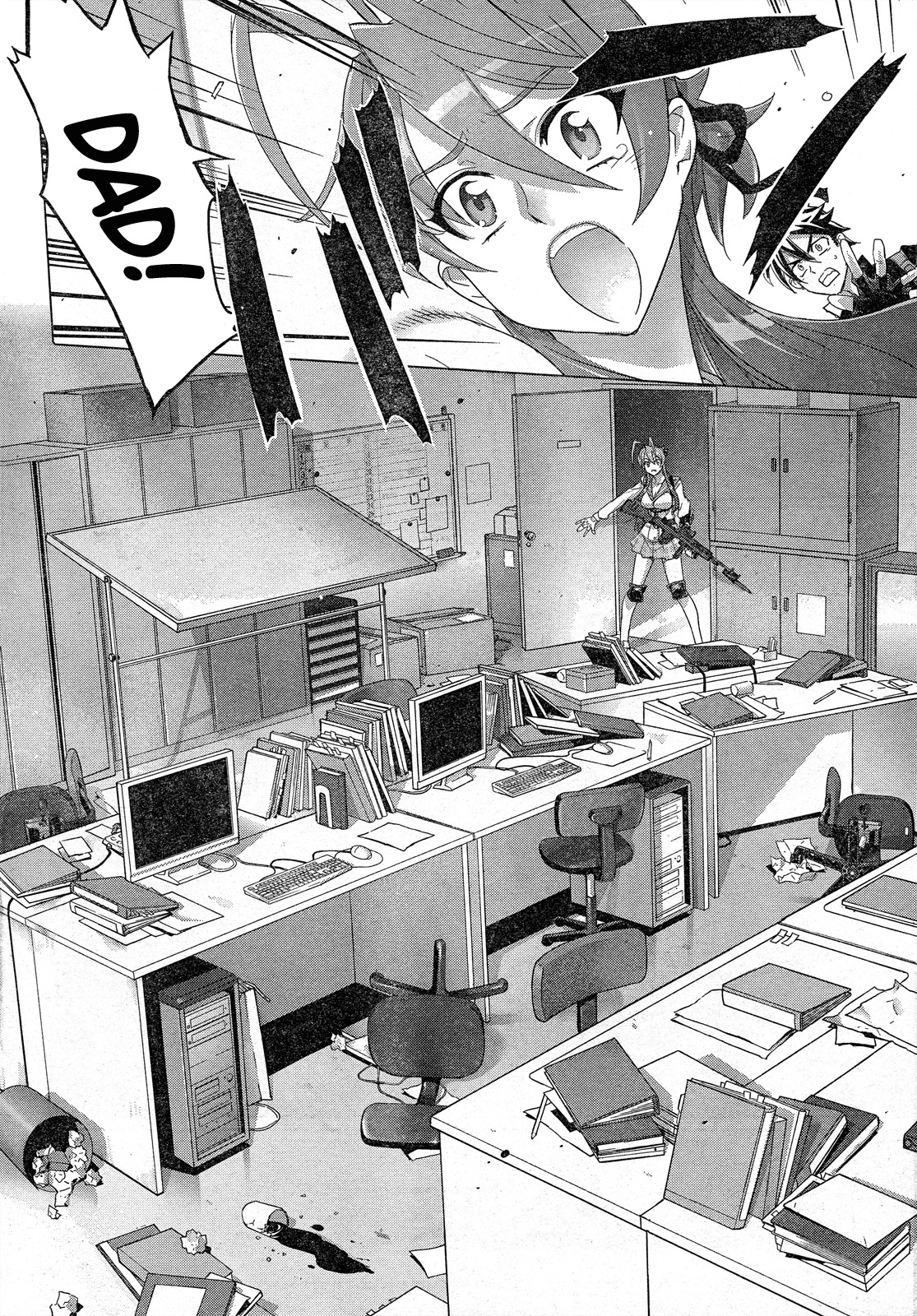Highschool of the Dead Chapter 28 page 13 - Chapter 28: Deadlock