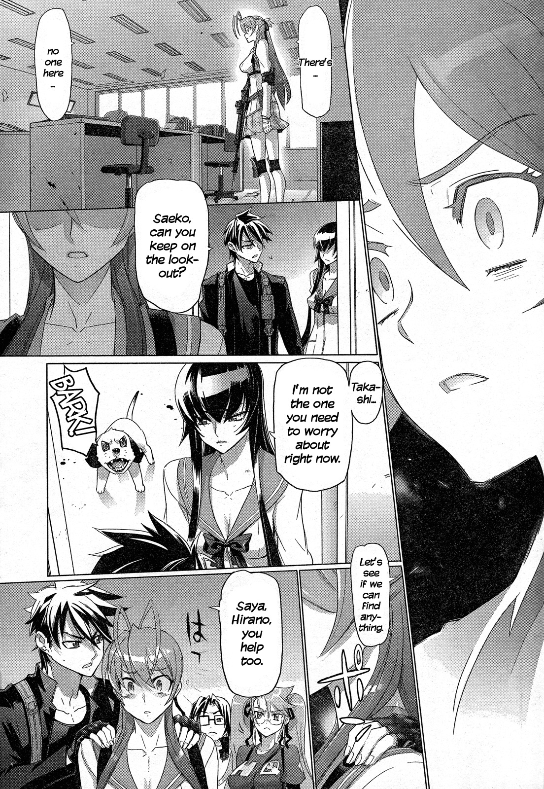 Highschool of the Dead Chapter 28 page 14 - Chapter 28: Deadlock