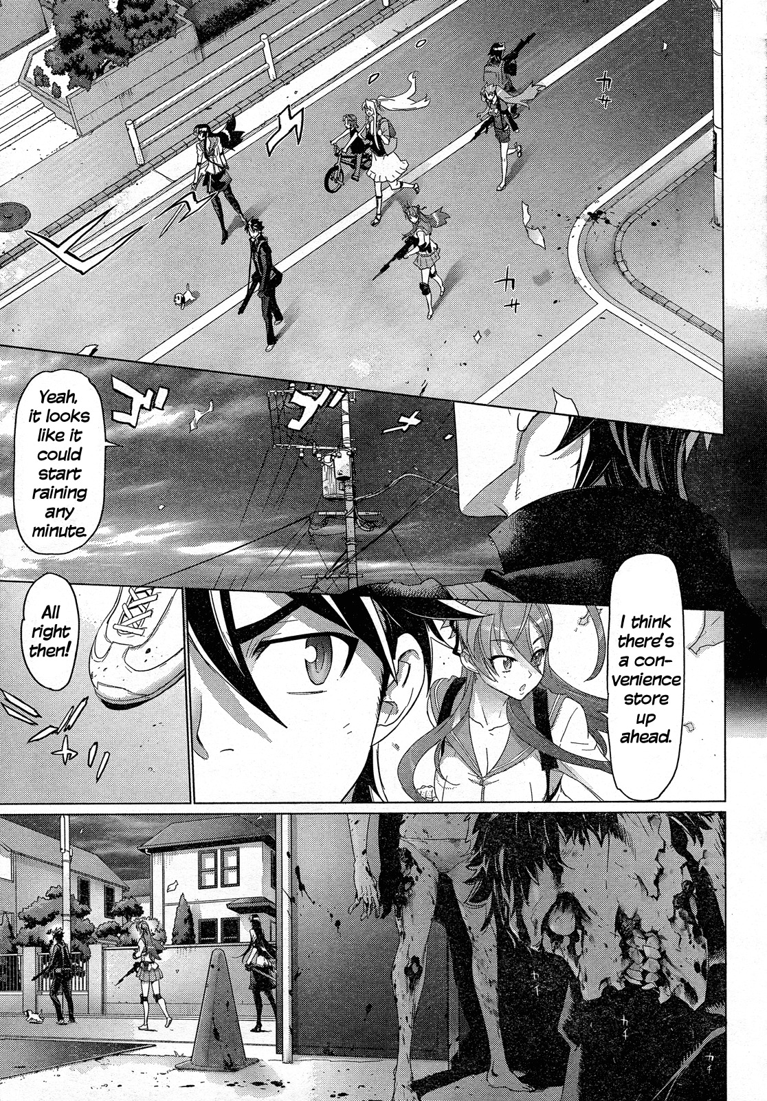 Highschool of the Dead Chapter 28 page 28 - Chapter 28: Deadlock