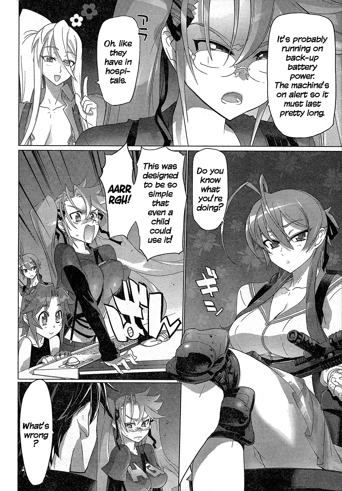 Highschool of the Dead Chapter 28 page 5 - Chapter 28: Deadlock