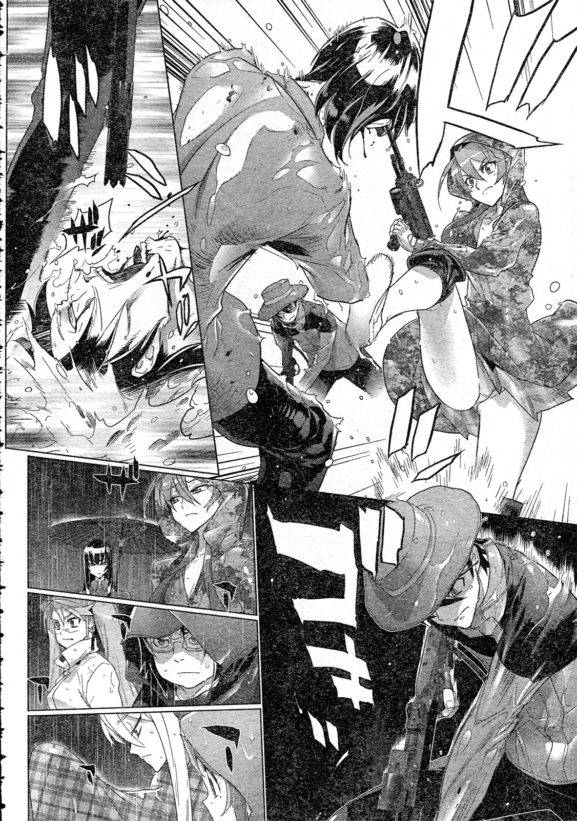 Highschool of the Dead Chapter 29 page 12 - Chapter 29: Dead in the Rain