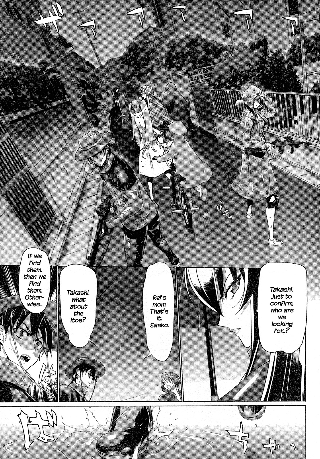 Highschool of the Dead Chapter 29 page 15 - Chapter 29: Dead in the Rain