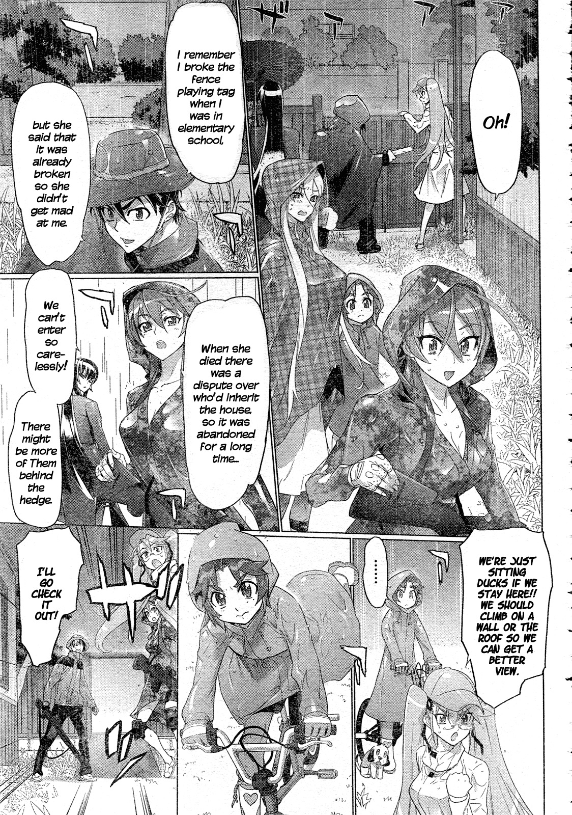 Highschool of the Dead Chapter 29 page 19 - Chapter 29: Dead in the Rain