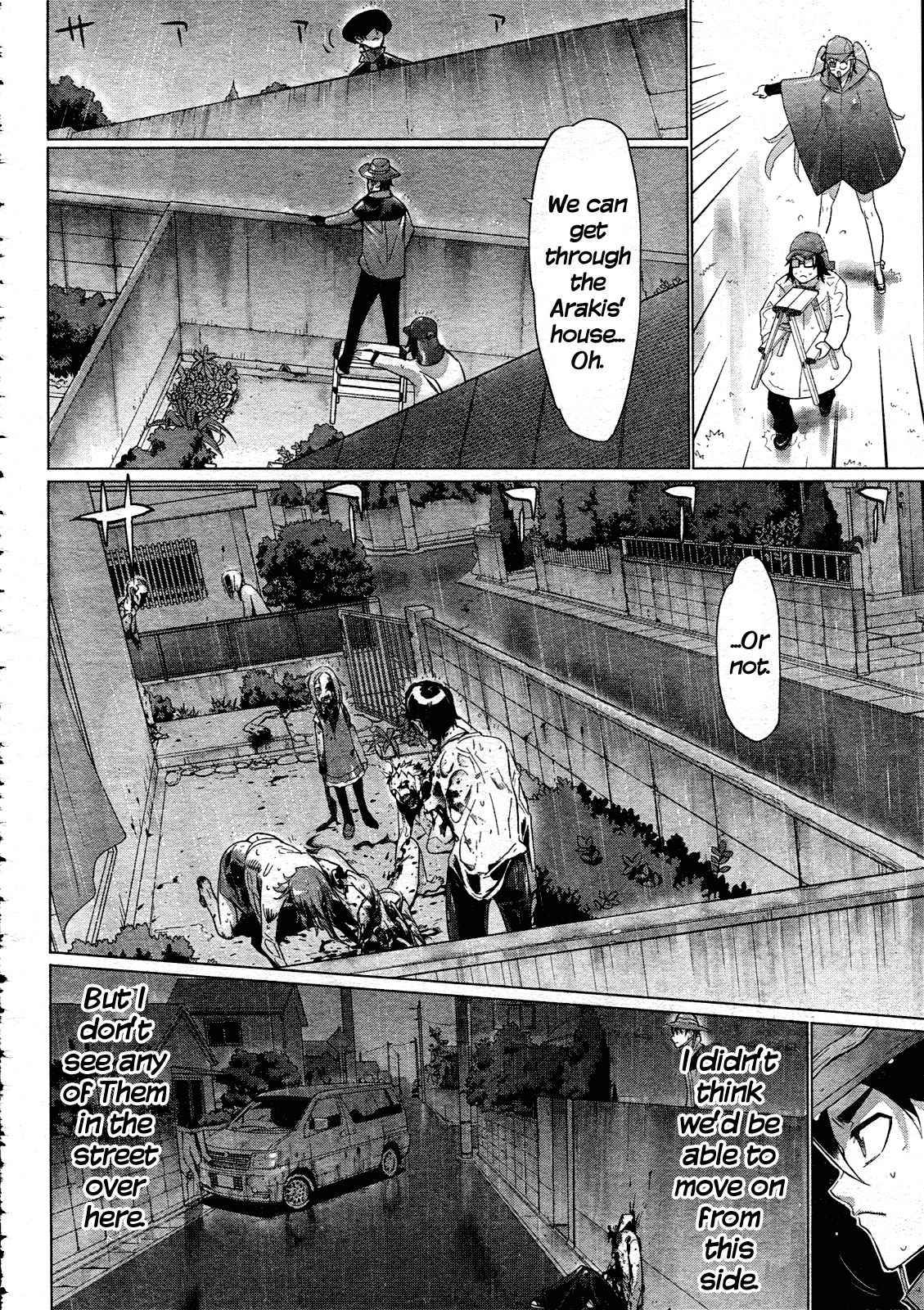 Highschool of the Dead Chapter 29 page 35 - Chapter 29: Dead in the Rain