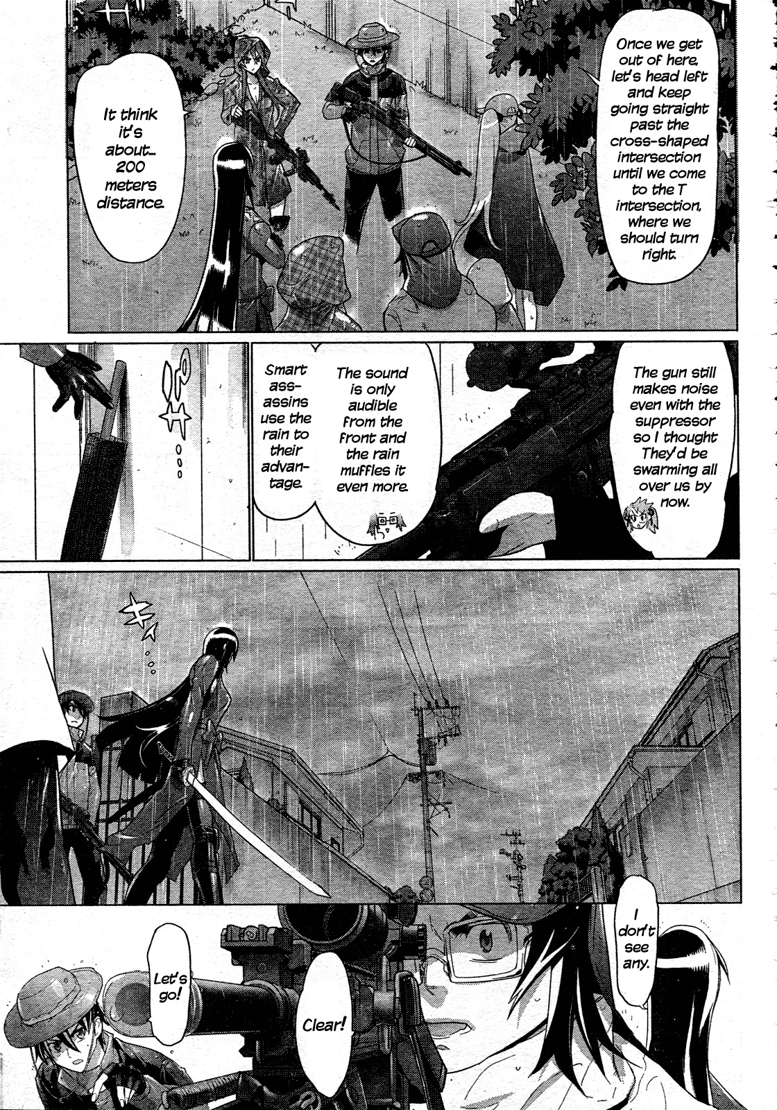 Highschool of the Dead Chapter 29 page 36 - Chapter 29: Dead in the Rain