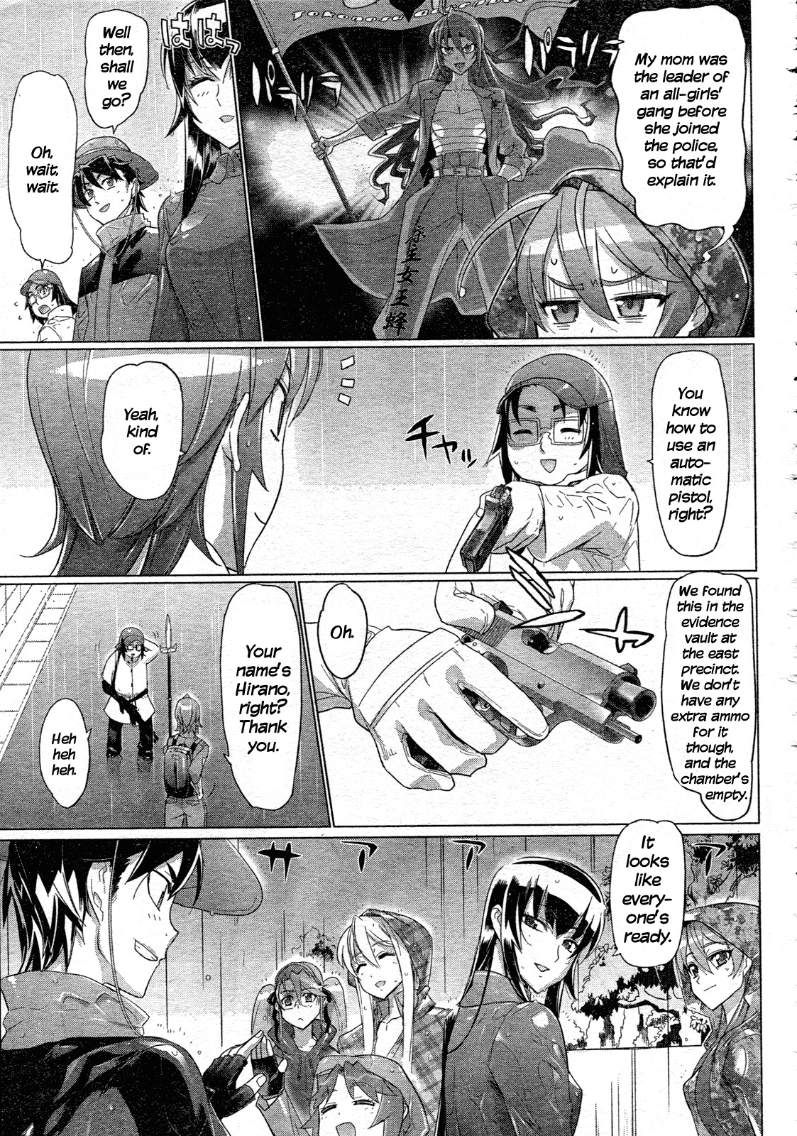 Highschool of the Dead Chapter 29 page 48 - Chapter 29: Dead in the Rain