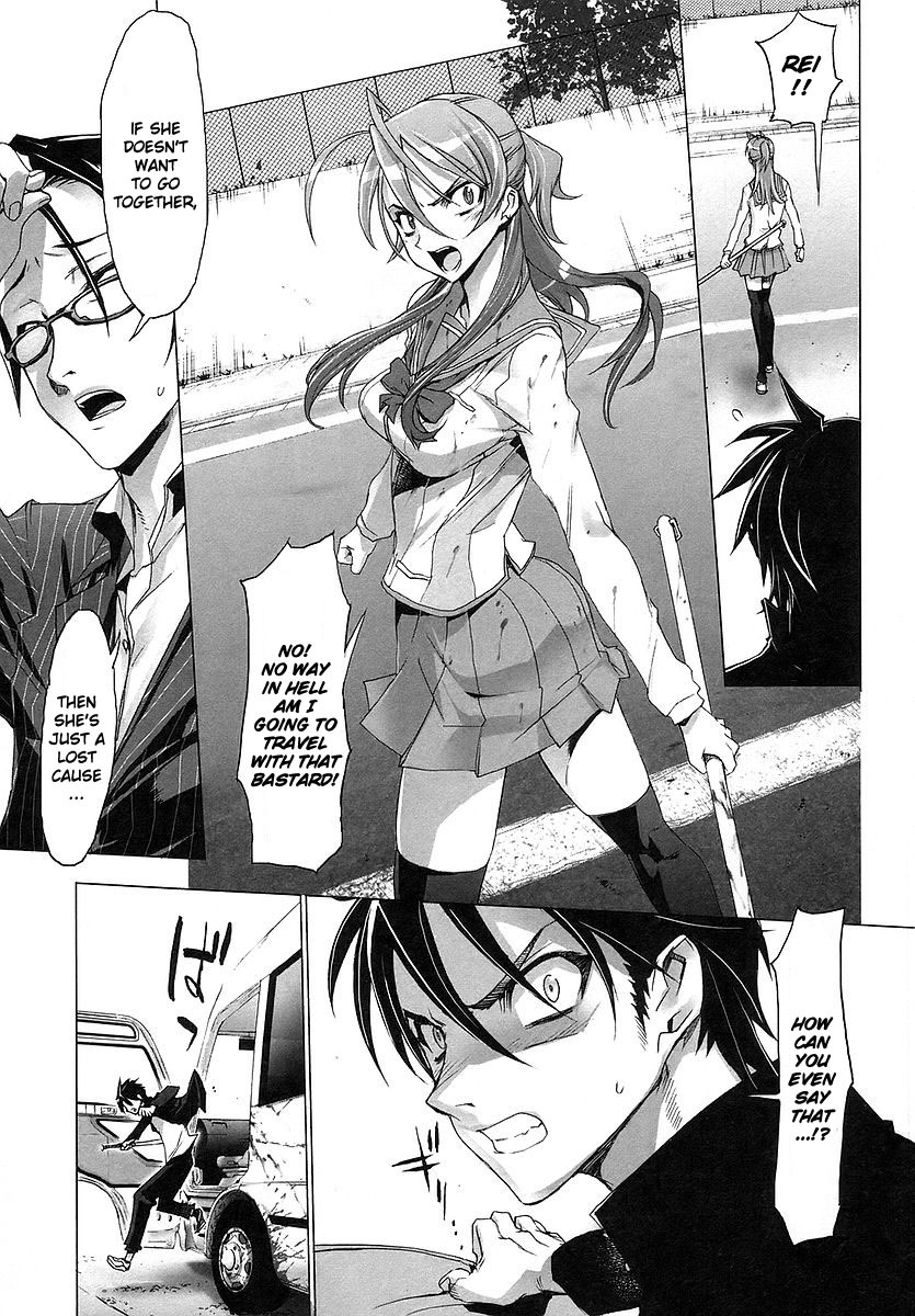 Highschool of the Dead Chapter 3 page 16 - Chapter 3: Escape From The Dead