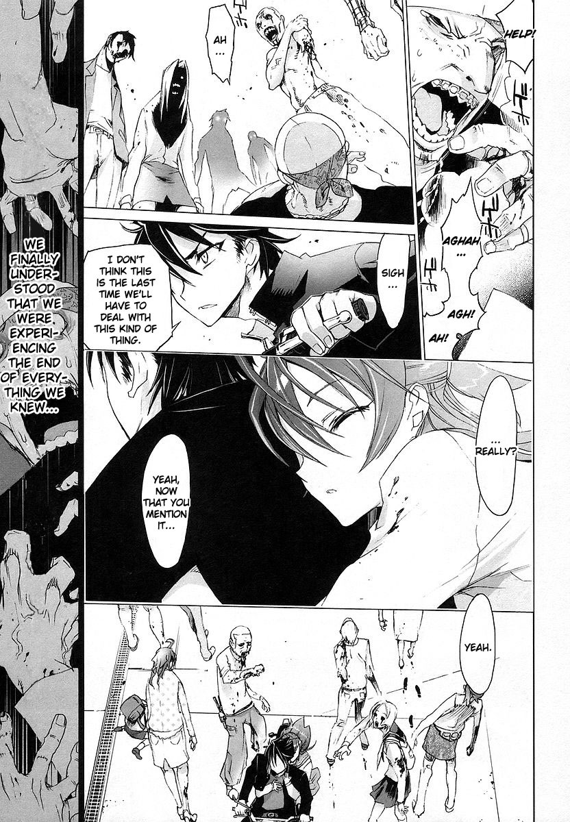 Highschool of the Dead Chapter 4 page 39 - Chapter 4: Running in the Dead