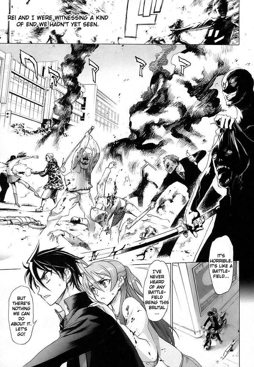 Highschool of the Dead Chapter 5 page 10 - Chapter 5: Streets of the Dead