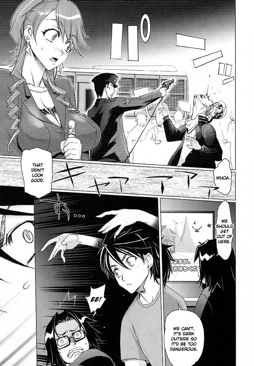 Highschool of the Dead Chapter 6 page 20 - Chapter 6: In the Dead of the Night