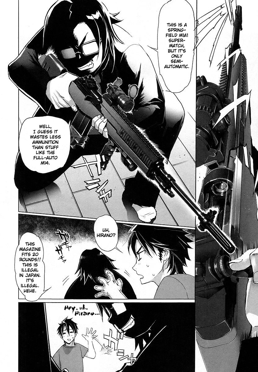 Highschool of the Dead Chapter 6 page 7 - Chapter 6: In the Dead of the Night