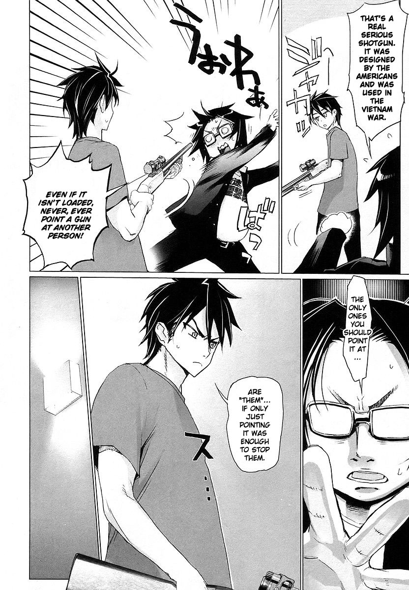 Highschool of the Dead Chapter 6 page 9 - Chapter 6: In the Dead of the Night