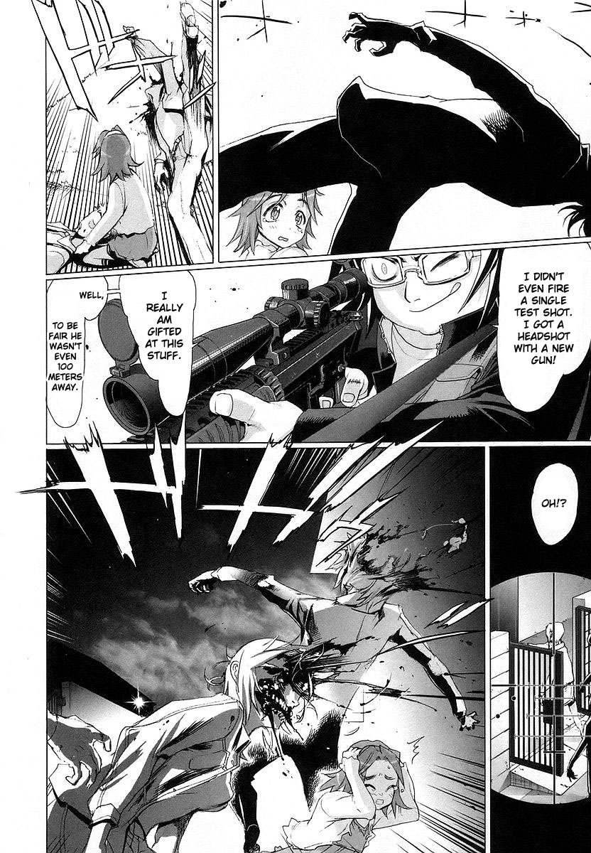 Highschool of the Dead Chapter 7 page 13 - Chapter 7: Dead Night and the Dead Ruck