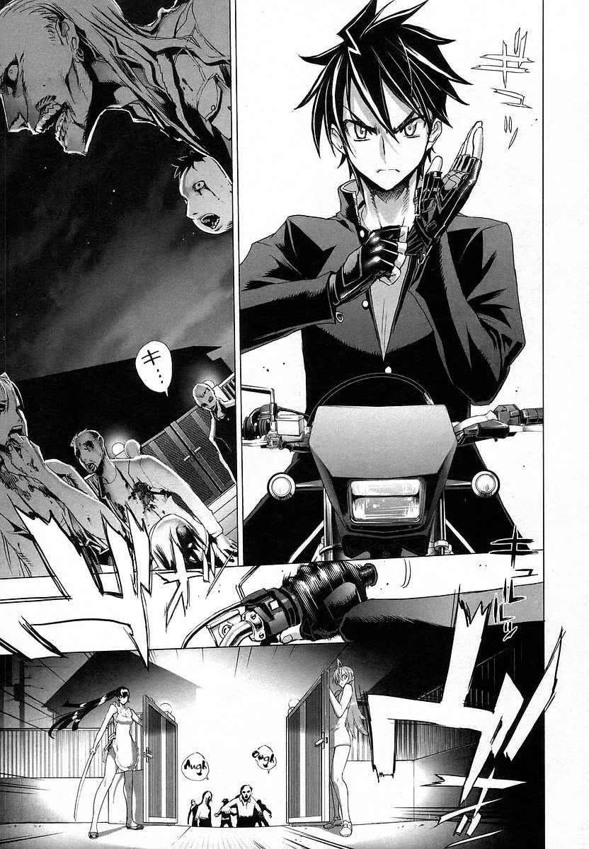 Highschool of the Dead Chapter 7 page 18 - Chapter 7: Dead Night and the Dead Ruck