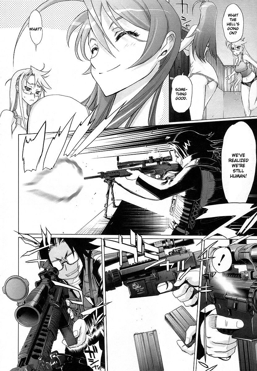 Highschool of the Dead Chapter 7 page 20 - Chapter 7: Dead Night and the Dead Ruck