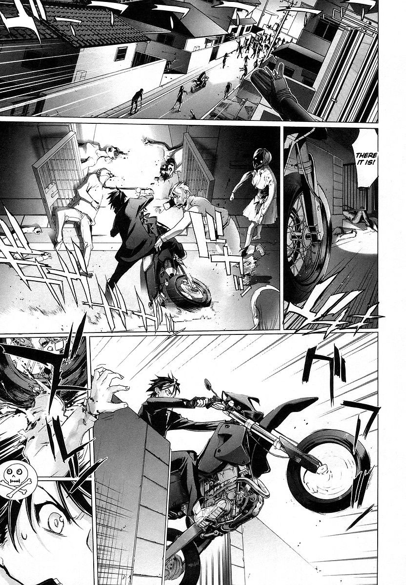Highschool of the Dead Chapter 7 page 21 - Chapter 7: Dead Night and the Dead Ruck