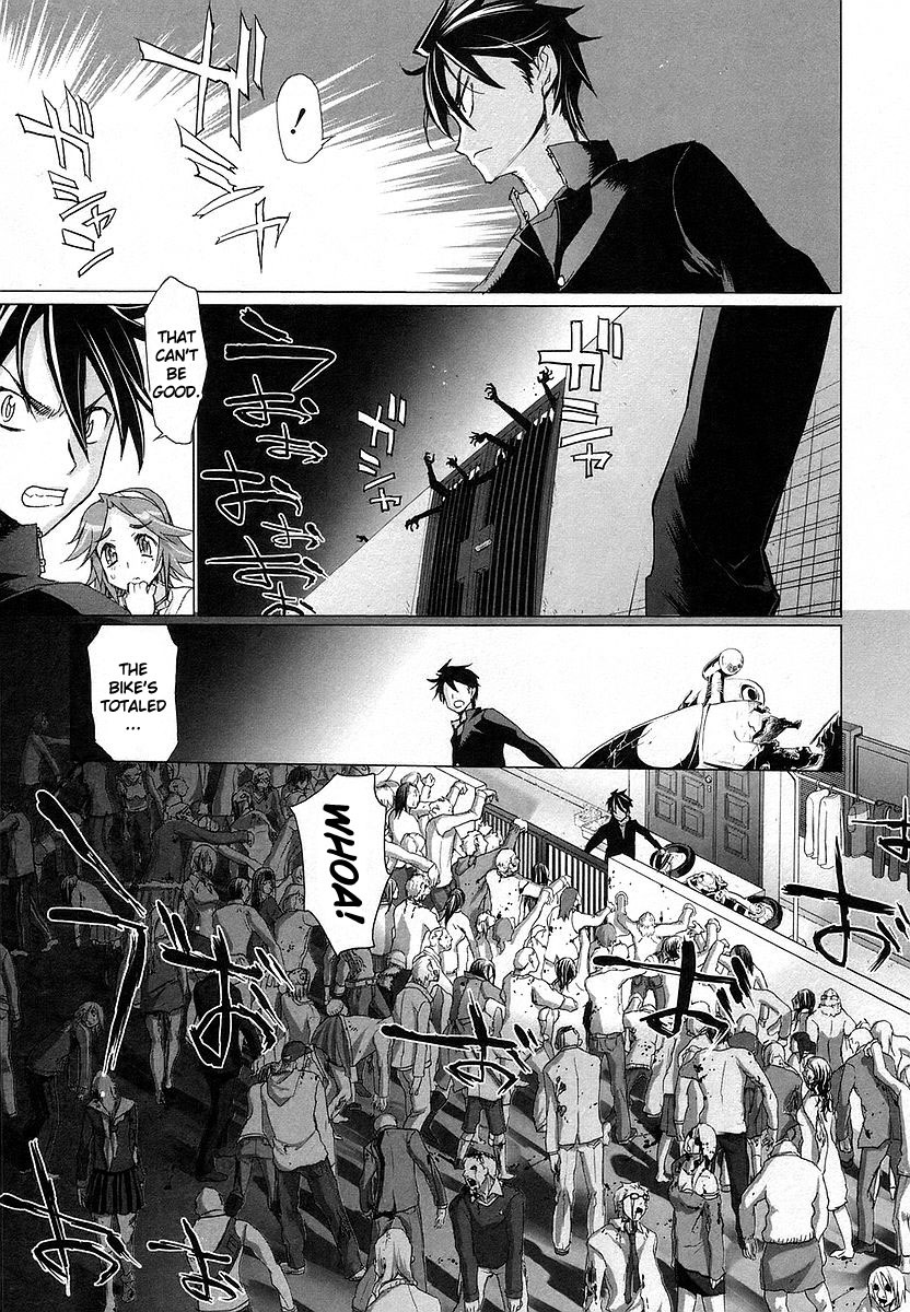 Highschool of the Dead Chapter 7 page 29 - Chapter 7: Dead Night and the Dead Ruck