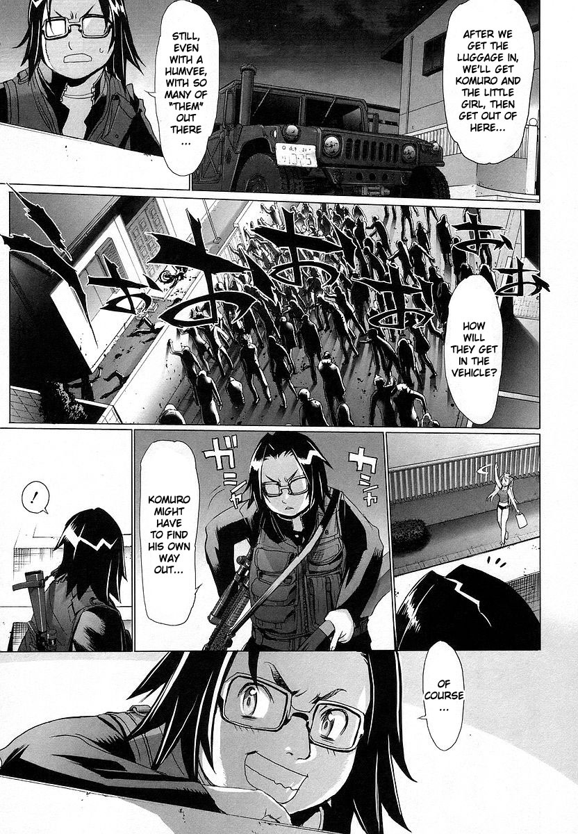 Highschool of the Dead Chapter 7 page 37 - Chapter 7: Dead Night and the Dead Ruck