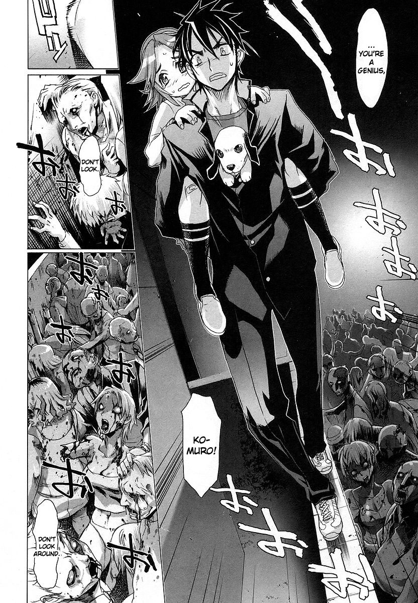 Highschool of the Dead Chapter 7 page 38 - Chapter 7: Dead Night and the Dead Ruck
