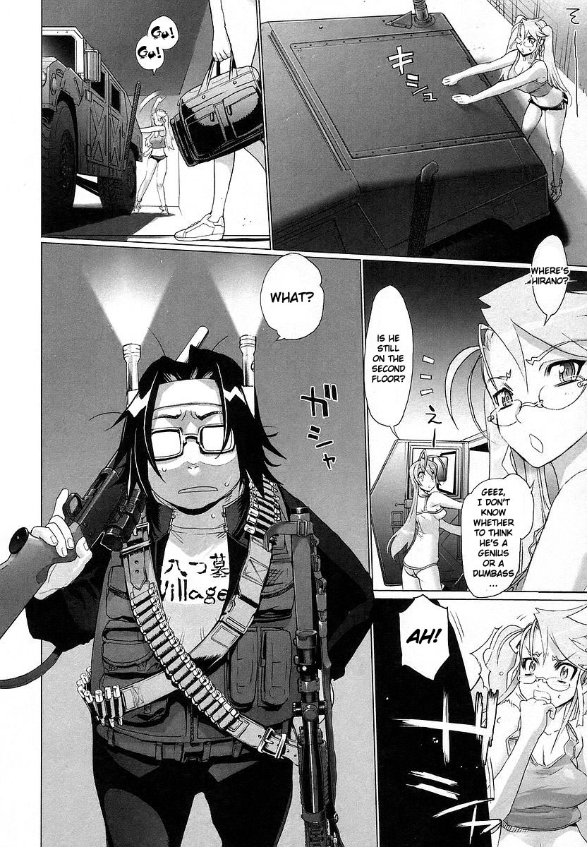 Highschool of the Dead Chapter 7 page 40 - Chapter 7: Dead Night and the Dead Ruck