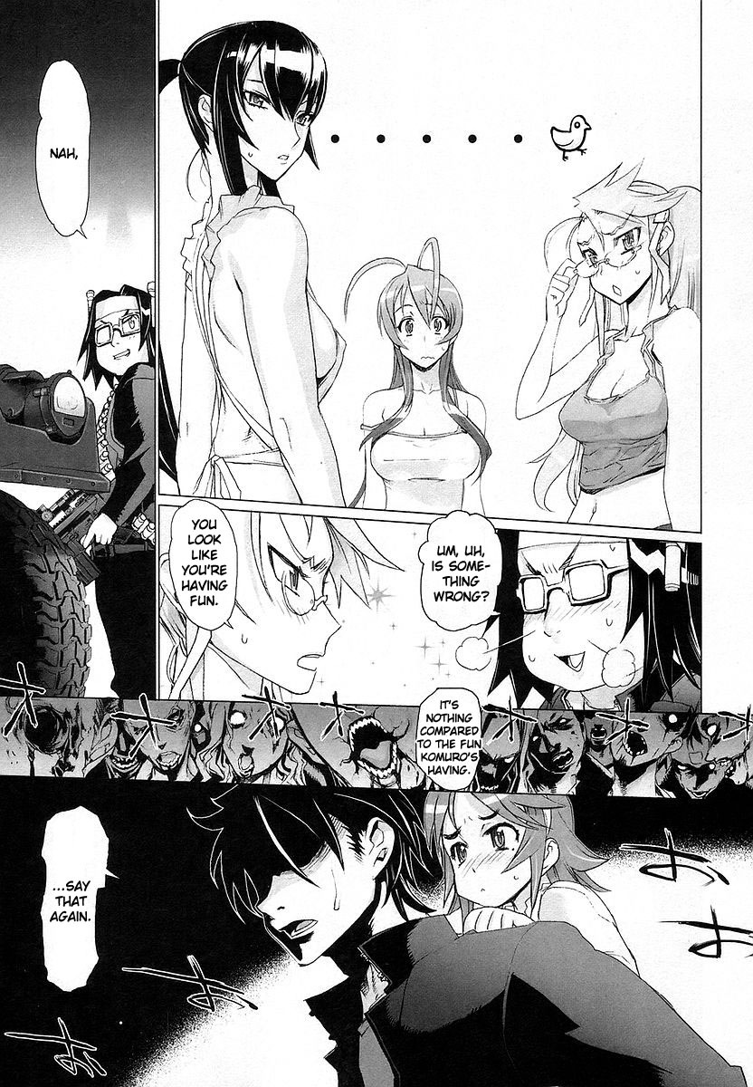 Highschool of the Dead Chapter 7 page 41 - Chapter 7: Dead Night and the Dead Ruck