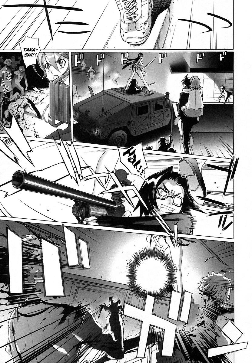 Highschool of the Dead Chapter 7 page 47 - Chapter 7: Dead Night and the Dead Ruck