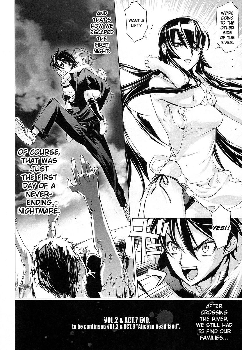 Highschool of the Dead Chapter 7 page 48 - Chapter 7: Dead Night and the Dead Ruck